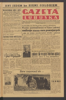 Gazeta Lubuska : organ Komitetu Wojew&oacute;dzkiego Polskiej Zjednoczonej Partii Robotniczej R. II Nr 89 (31 marca 1949). - Wyd. ABCDEF