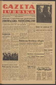 Gazeta Lubuska : organ Komitetu Wojew&oacute;dzkiego Polskiej Zjednoczonej Partii Robotniczej R. II Nr 97 (8 kwietnia 1949). - Wyd. ABCDEFG