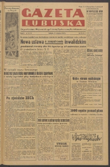 Gazeta Lubuska : organ Komitetu Wojew&oacute;dzkiego Polskiej Zjednoczonej Partii Robotniczej R. II Nr 98 (9 kwietnia 1949). - Wyd. ABCD
