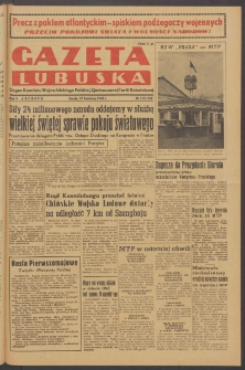 Gazeta Lubuska : organ Komitetu Wojew&oacute;dzkiego Polskiej Zjednoczonej Partii Robotniczej R. II Nr 113 (27 kwietnia 1949). - Wyd. ABCDEFG