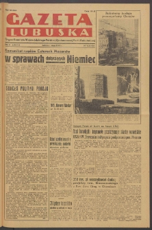 Gazeta Lubuska : organ Komitetu Wojew&oacute;dzkiego Polskiej Zjednoczonej Partii Robotniczej R. II Nr 122 (7 maja 1949). - Wyd. ABCD