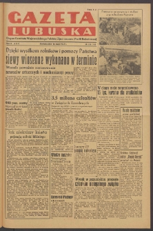 Gazeta Lubuska : organ Komitetu Wojew&oacute;dzkiego Polskiej Zjednoczonej Partii Robotniczej R. II Nr 131 (16 maja 1949). - Wyd. ABC