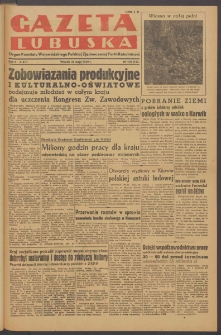 Gazeta Lubuska : organ Komitetu Wojew&oacute;dzkiego Polskiej Zjednoczonej Partii Robotniczej R. II Nr 139 (24 maja 1949). - Wyd. ABC