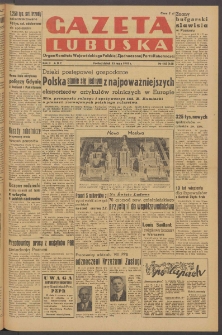 Gazeta Lubuska : organ Komitetu Wojew&oacute;dzkiego Polskiej Zjednoczonej Partii Robotniczej R. II Nr 145 (30 maja 1949). - Wyd. ABC