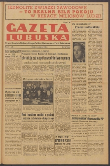 Gazeta Lubuska : organ Komitetu Wojew&oacute;dzkiego Polskiej Zjednoczonej Partii Robotniczej R. II Nr 147 (1 czerwca 1949). - Wyd. AB