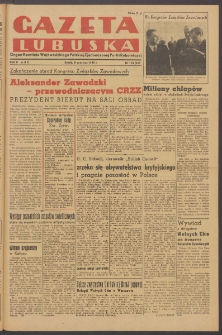 Gazeta Lubuska : organ Komitetu Wojew&oacute;dzkiego Polskiej Zjednoczonej Partii Robotniczej R. II Nr 152 (8 czerwca 1949). - Wyd. ABC