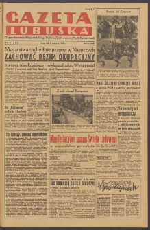 Gazeta Lubuska : organ Komitetu Wojew&oacute;dzkiego Polskiej Zjednoczonej Partii Robotniczej R. II Nr 153 (9 czerwca 1949). - Wyd. ABC