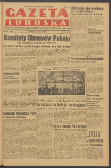 Gazeta Lubuska : organ Komitetu Wojew&oacute;dzkiego Polskiej Zjednoczonej Partii Robotniczej R. II Nr 165 (21 czerwca 1949). - Wyd. ABC