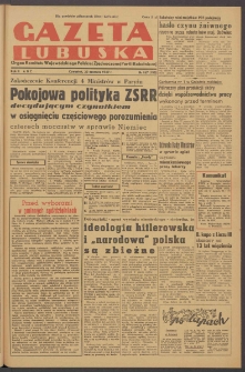 Gazeta Lubuska : organ Komitetu Wojew&oacute;dzkiego Polskiej Zjednoczonej Partii Robotniczej R. II Nr 167 (23 czerwca 1949). - Wyd. ABC
