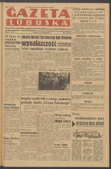 Gazeta Lubuska : organ Komitetu Wojewódzkiego Polskiej Zjednoczonej Partii Robotniczej R. II Nr 169 (25 czerwca 1949). - Wyd. ABC