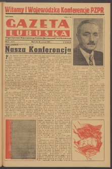 Gazeta Lubuska : organ Komitetu Wojew&oacute;dzkiego Polskiej Zjednoczonej Partii Robotniczej R. II Nr 170 (26 czerwca 1949). - Wyd. ABC
