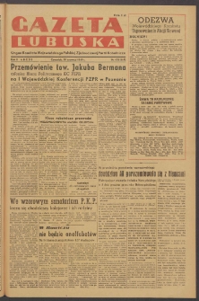 Gazeta Lubuska : organ Komitetu Wojew&oacute;dzkiego Polskiej Zjednoczonej Partii Robotniczej R. II Nr 174 (30 czerwca 1949). - Wyd. ABCDE