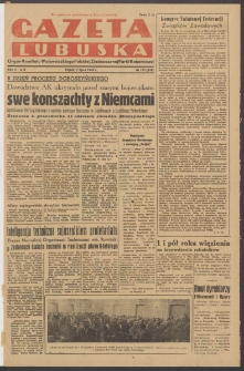 Gazeta Lubuska : organ Komitetu Wojew&oacute;dzkiego Polskiej Zjednoczonej Partii Robotniczej R. II Nr 175 (1 lipca 1949). - Wyd. AB