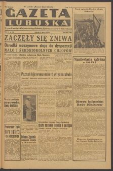 Gazeta Lubuska : organ Komitetu Wojew&oacute;dzkiego Polskiej Zjednoczonej Partii Robotniczej R. II Nr 183 (9 lipca 1949). - Wyd. ABC
