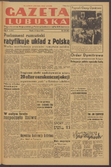 Gazeta Lubuska : organ Komitetu Wojewódzkiego Polskiej Zjednoczonej Partii Robotniczej R. II Nr 189 (15 lipca 1949). - Wyd. ABC