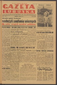 Gazeta Lubuska : organ Komitetu Wojew&oacute;dzkiego Polskiej Zjednoczonej Partii Robotniczej R. II Nr 191 (17 lipca 1949). - Wyd. AB