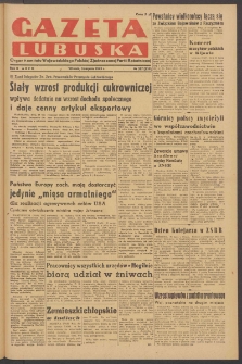 Gazeta Lubuska : organ Komitetu Wojew&oacute;dzkiego Polskiej Zjednoczonej Partii Robotniczej R. II Nr 207 (2 sierpnia 1949). - Wyd. ABCD