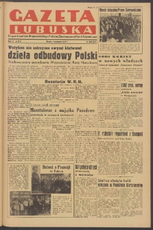 Gazeta Lubuska : organ Komitetu Wojewódzkiego Polskiej Zjednoczonej Partii Robotniczej R. II Nr 208 (3 sierpnia 1949). - Wyd. ABC