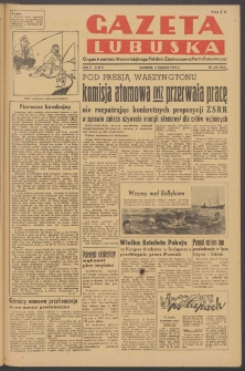 Gazeta Lubuska : organ Komitetu Wojew&oacute;dzkiego Polskiej Zjednoczonej Partii Robotniczej R. II Nr 209 (4 sierpnia 1949). - Wyd. ABC