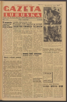 Gazeta Lubuska : organ Komitetu Wojewódzkiego Polskiej Zjednoczonej Partii Robotniczej R. II Nr 214 (9 sierpnia 1949). - Wyd. ABC