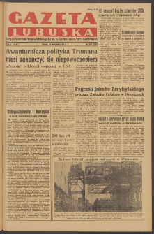 Gazeta Lubuska : organ Komitetu Wojew&oacute;dzkiego Polskiej Zjednoczonej Partii Robotniczej R. II Nr 215 (10 sierpnia 1949). - Wyd. ABC