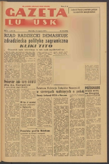 Gazeta Lubuska : organ Komitetu Wojew&oacute;dzkiego Polskiej Zjednoczonej Partii Robotniczej R. II Nr 219 (14 sierpnia 1949). - Wyd. ABCD