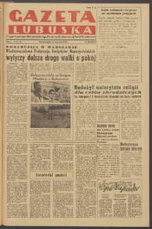 Gazeta Lubuska : organ Komitetu Wojew&oacute;dzkiego Polskiej Zjednoczonej Partii Robotniczej R. II Nr 220 (15 sierpnia 1949). - Wyd. ABCD