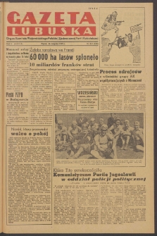 Gazeta Lubuska : organ Komitetu Wojew&oacute;dzkiego Polskiej Zjednoczonej Partii Robotniczej R. II Nr 231 (26 sierpnia 1949). - Wyd. ABCD