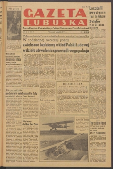 Gazeta Lubuska : organ Komitetu Wojewódzkiego Polskiej Zjednoczonej Partii Robotniczej R. II Nr 242 (6 września 1949). - Wyd. ABCD