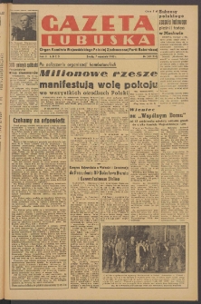 Gazeta Lubuska : organ Komitetu Wojew&oacute;dzkiego Polskiej Zjednoczonej Partii Robotniczej R. II Nr 243 (7 września 1949). - Wyd. ABCD