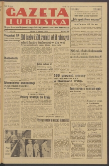 Gazeta Lubuska : organ Komitetu Wojew&oacute;dzkiego Polskiej Zjednoczonej Partii Robotniczej R. II Nr 253 (17 września 1949). - Wyd. ABCD