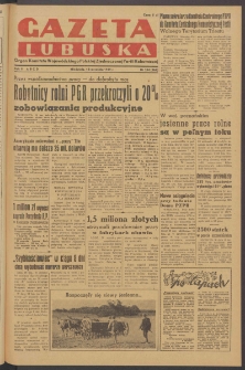 Gazeta Lubuska : organ Komitetu Wojew&oacute;dzkiego Polskiej Zjednoczonej Partii Robotniczej R. II Nr 254 (18 września 1949). - Wyd. ABCD