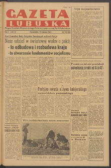 Gazeta Lubuska : organ Komitetu Wojew&oacute;dzkiego Polskiej Zjednoczonej Partii Robotniczej R. II Nr 255 (19 września 1949). - Wyd. ABCD