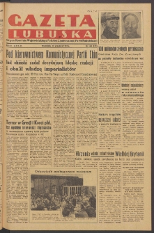 Gazeta Lubuska : organ Komitetu Wojew&oacute;dzkiego Polskiej Zjednoczonej Partii Robotniczej R. II Nr 261 (25 września 1949). - Wyd. ABCD