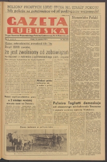 Gazeta Lubuska : organ Komitetu Wojew&oacute;dzkiego Polskiej Zjednoczonej Partii Robotniczej R. II Nr 266 (30 września 1949). - Wyd. ABCD