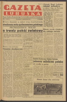 Gazeta Lubuska : organ Komitetu Wojew&oacute;dzkiego Polskiej Zjednoczonej Partii Robotniczej R. II Nr 269 (3 października 1949). - Wyd. ABCD