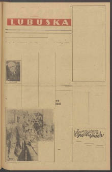 Gazeta Lubuska : organ Komitetu Wojew&oacute;dzkiego Polskiej Zjednoczonej Partii Robotniczej R. II Nr 281 (15 października 1949). - Wyd. ABCD