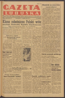 Gazeta Lubuska : organ Komitetu Wojewódzkiego Polskiej Zjednoczonej Partii Robotniczej R. II Nr 283 (17 października 1949). - Wyd. ABCDEFG