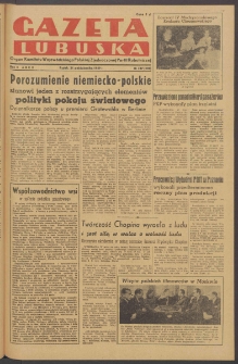 Gazeta Lubuska : organ Komitetu Wojewódzkiego Polskiej Zjednoczonej Partii Robotniczej R. II Nr 287 (21 października 1949). - Wyd. ABCD