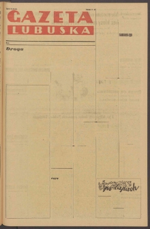 Gazeta Lubuska : organ Komitetu Wojew&oacute;dzkiego Polskiej Zjednoczonej Partii Robotniczej R. II Nr 295 (29 października 1949). - Wyd. ABCDEFG