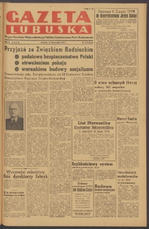 Gazeta Lubuska : organ Komitetu Wojew&oacute;dzkiego Polskiej Zjednoczonej Partii Robotniczej R. II Nr 312 (15 listopada 1949). - Wyd. ABCD