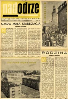Nadodrze: dwutygodnik społeczno-kulturalny, 1-15 października 1965