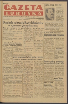 Gazeta Lubuska : organ Komitetu Wojew&oacute;dzkiego Polskiej Zjednoczonej Partii Robotniczej R. II Nr 330 (3 grudnia 1949). - Wyd. ABCD
