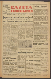 Gazeta Lubuska : organ Komitetu Wojew&oacute;dzkiego Polskiej Zjednoczonej Partii Robotniczej R. II Nr 354 (29 grudnia 1949). - Wyd. ABCD