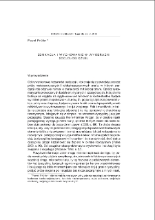 Edukacja i wychowanie w wyobraźni socjologicznej = Education and upbringing in sociological imagination