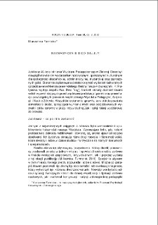 Nienasycenie i co dalej?