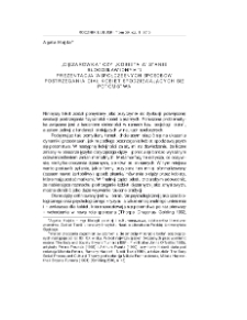 "Ciężarówka" czy "kobieta w stanie błogosławionym"? Prezentacja współczesnych sposobów postrzegania ciał kobiet spodziewających się potomstwa = "Bun in the oven" or "expectant mother"? Presentation of contemporary perceptions of pregnant women`s bodies