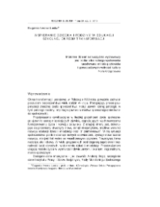 Wspieranie dziecka i rodziny w edukacji szkolnej okresu transformacji = Supporting the child and family in the transformation of school education