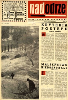 Nadodrze: pismo społeczno-kulturalne, styczeń 1963