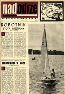 Nadodrze: pismo społeczno-kulturalne, sierpień 1963